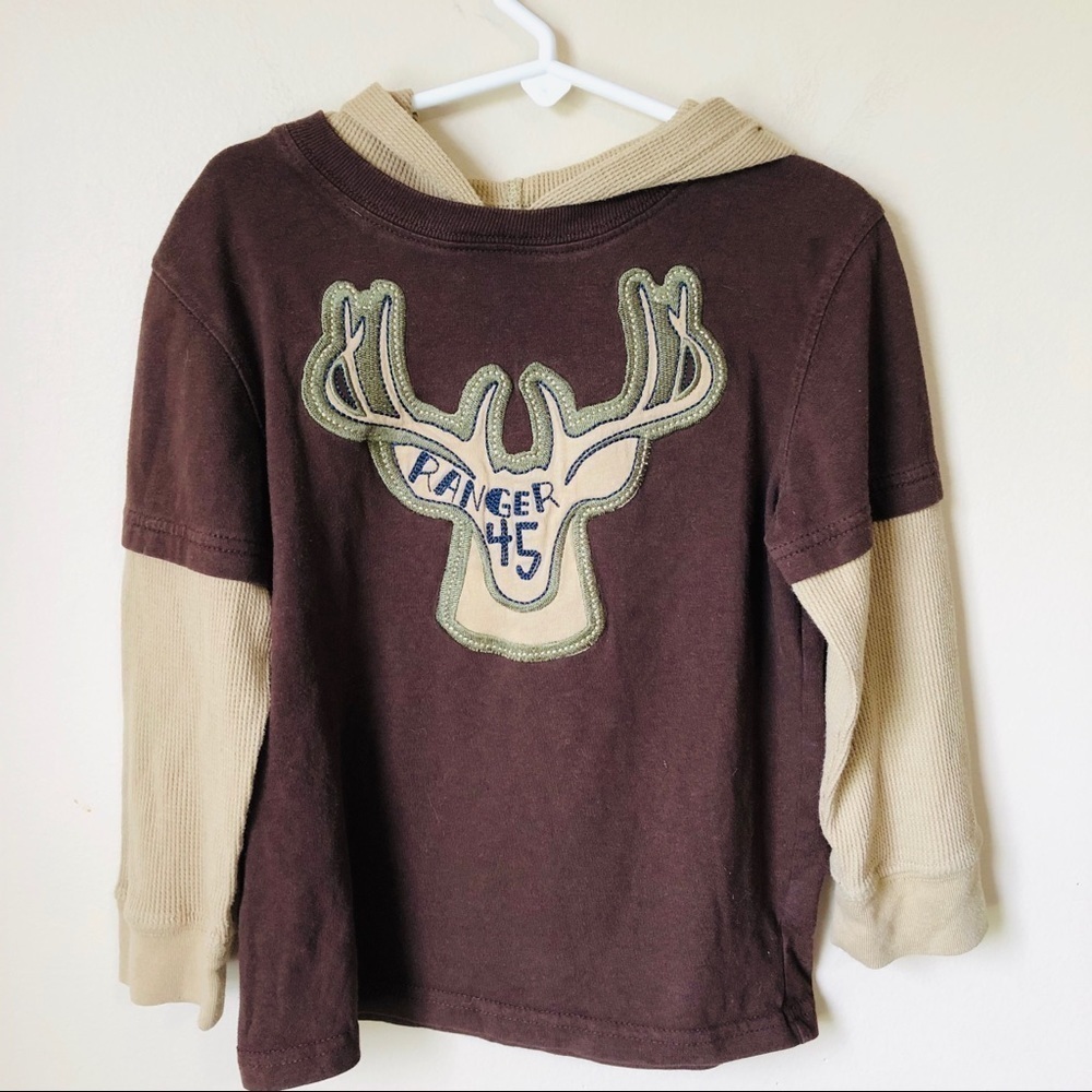 Garanimals Hooded Henley Long Sleeve